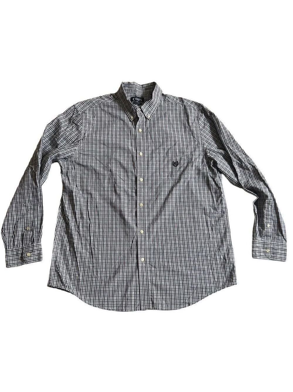 CHAPS Easy Care Button Front Shirt size XL